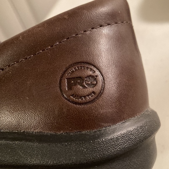 Timberland Pro Anti Fatigue Technology ESD “Newbury” Leather Slip On Loafer Clog - Picture 4 of 10